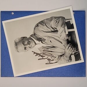 Signed Autographed Black/White Portrait Bob Barker